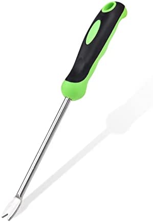 Dandelion Removal Tool, Weed Puller Hand Garden Tools, Stainless Steel Garden Weeding Tool with Rubber Handle, Easy Weed Removal, Best Gifts for Grandpa